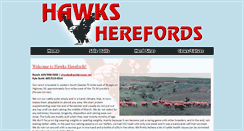 Desktop Screenshot of hawksherefords.com