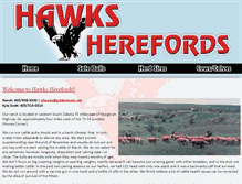 Tablet Screenshot of hawksherefords.com
